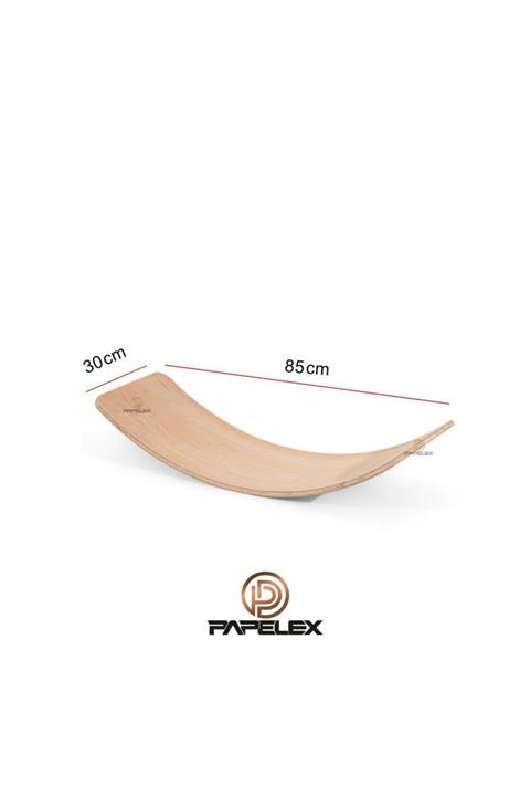 PAPELEX Denge Tahtası (DOĞAL AHŞAP OYUNCAK-SPOR ALETİ)