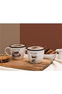 Madame Coco Plaisir Mignonne 2'li Kupa Seti - Kahverengi - 240 ml