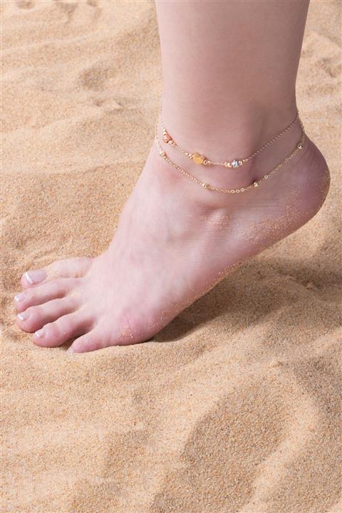 Sortie Aksesuar Kalp Ve Dorikalı Halhal 048