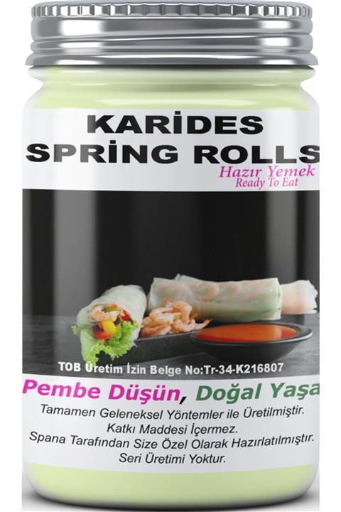 SPANA Ev Yapımı Katkısız Karides Spring Rolls 330gr