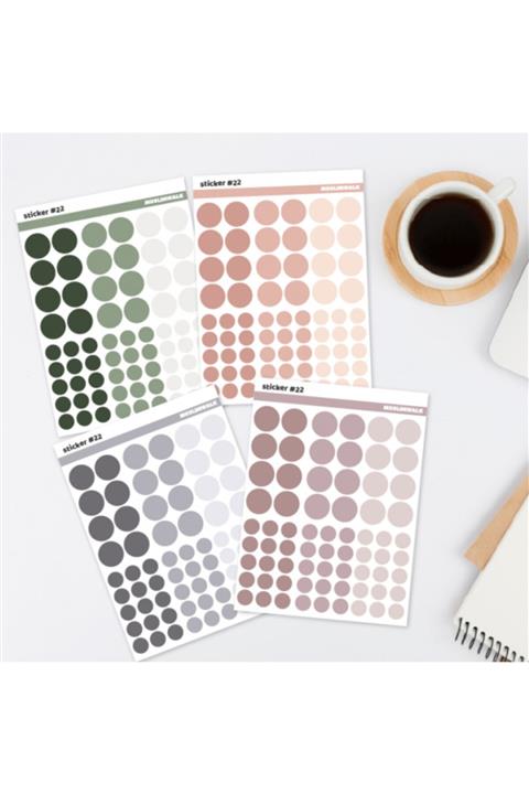 MuslimWalk Toprak Puantiye Sticker Seti #22