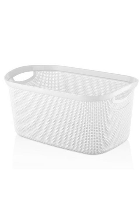ASlife Çamaşır Sepeti Beyaz