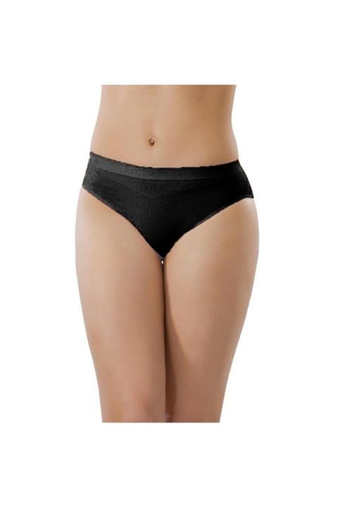 Layza Form 6 Adet Siyah Renk Dikişsiz Slip Külot