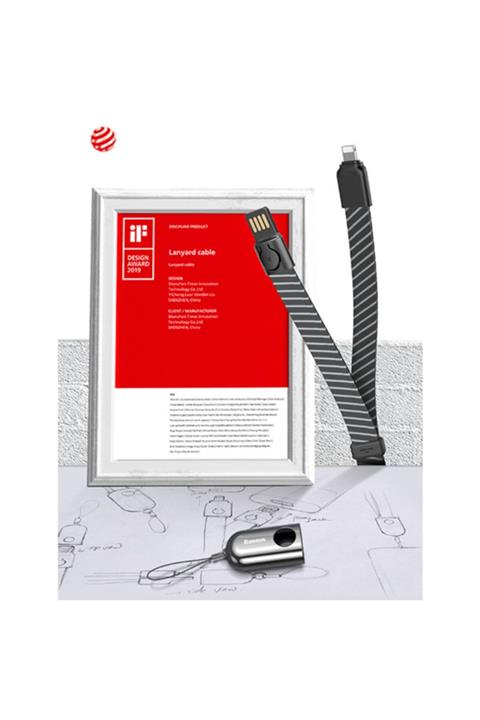 Ally Mobile Baseus Çok Fonksiyonlu Iphone 12-11 Xs 8-7 85cm Uyumlu Power Bank Şarj Kablosu