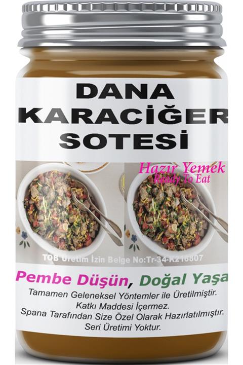 SPANA Dana Karaciğer Sotesi Ev Yapımı Katkısız 330gr