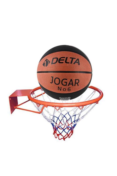 Delta Basketbol Çemberi No6 Jogar Basketbol Topu Basketbol Filesi Üçlü Set