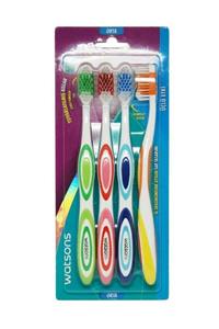 Watsons 3in1 Action Toothbrush Medium 4 Adet 2399900877958