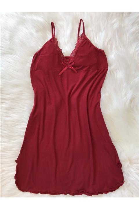 Stac Bordo Extra Yumuşak Gecelik