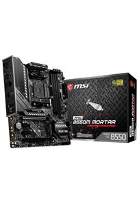 MSI Mag B550m Mortar Ddr4 Sata3 M2 Pcıe Nvme Hdmı Dp Pcıe 16x V4.0 Am4 Matx