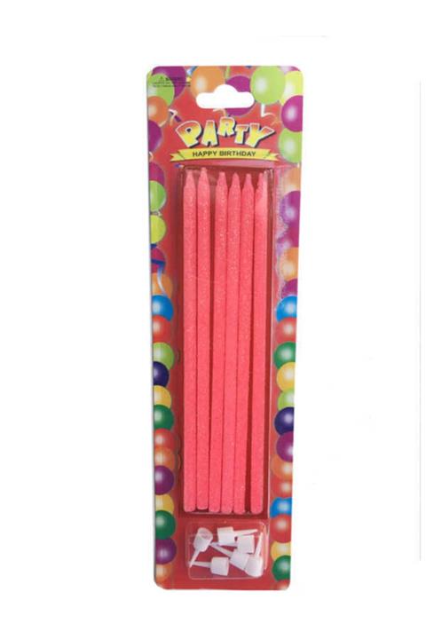 NEWOTO Mum Simli 14cm Pembe Pk:6 Kl:288