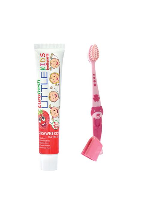 Farmasi Eurofresh Çocuklar İçin Diş Macunu Ve Diş Fırçası Pembe