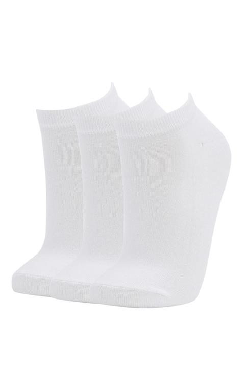 DeFacto Kadın Pamuklu 3'lü Kısa Çorap