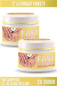 RC COSMETİCS 60 Saniyede Kolay Manikür& Pedikür Peeling 300gr* 2 Adet