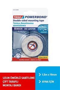 Tesa Powerbond Ayna Çift Taraflı Montaj Bandı, 1.5mx19mm