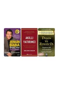 Altın (Kültür Kitapları) Akıllı Yatırımcı Zengin Baba Yoksul Baba Düşün Zengin Ol / 3 Kitap Set