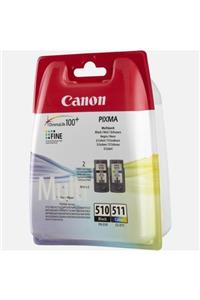 Canon Pg-510/cl-511 Orijinal Dört Renkli Mürekkep Kartuşu (2970b010) - 220 Sayfa