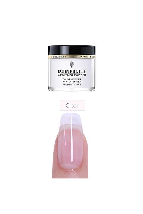 BORN Pretty Akrilik Pudra Toz Şeffaf 30 ml - Clear