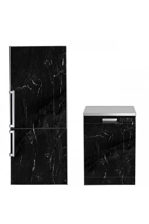 Atagrafi Reklam Mermer Desen Buzdolap Kaplama Folyosu