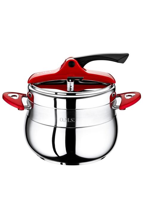 OMS PASLANMAZ Oms 5080-g 7 Lt. Klasik Çelik Düdüklü Tencere