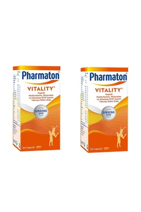 Pharmaton 2 Adet Vitality - 30 Kapsül