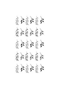 Flash Tattoos® Dal Tırnak Dövmesi - Tırnak Tattoo - Nail Art - Tırnak Sticker