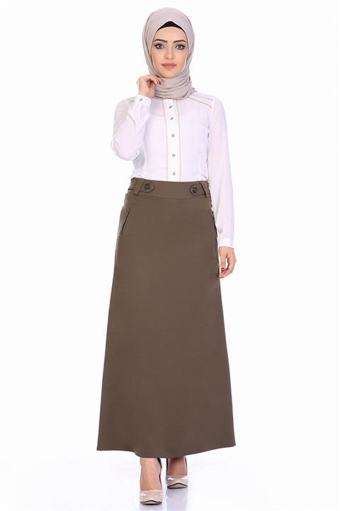 apsen Kadın Kemer Detaylı Uzun Etek 2041/95