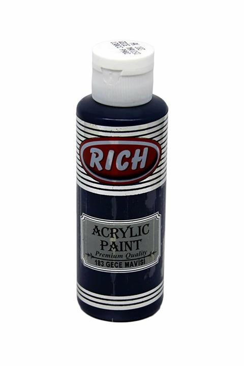 Rich Master Akrilik Boya 120 Cc. 183 Gece Mavisi