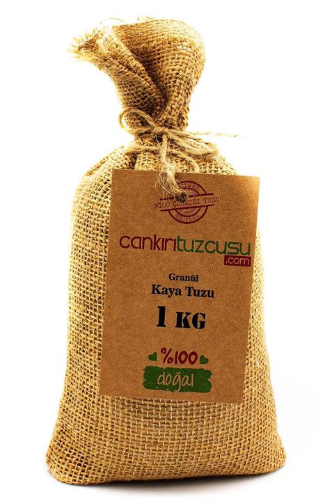 Çankırı Tuzcusu 1kg-granül Kristal Kaya Tuzu