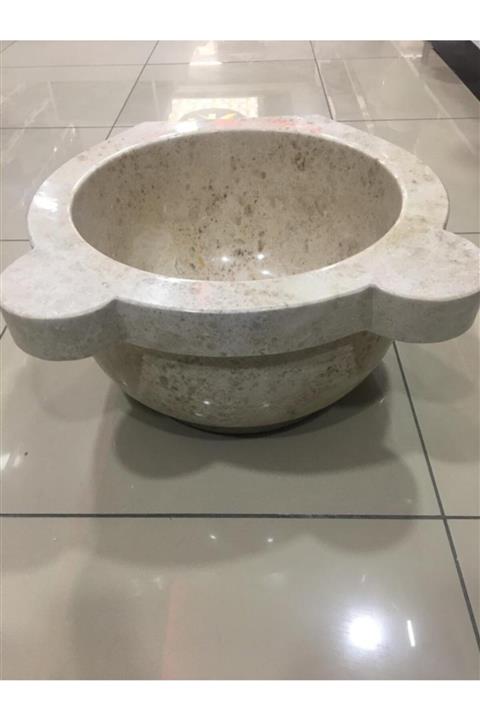 Akmer Dekorasyon Bej Düz Hamam Kurnası