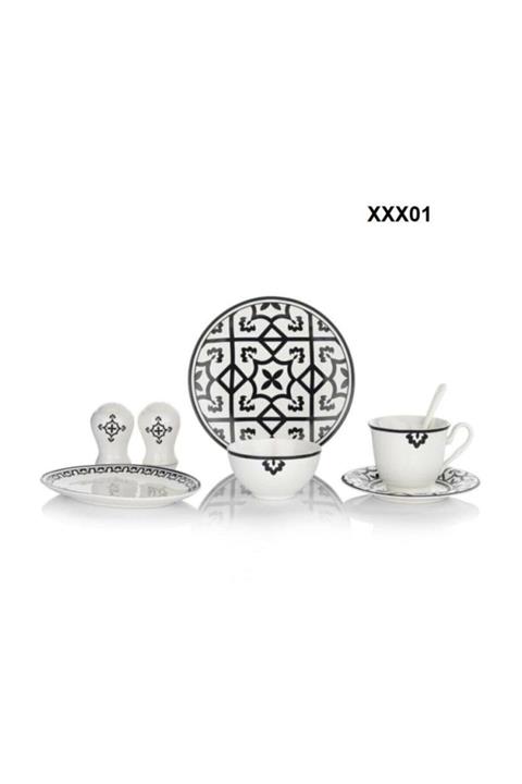 Schafer Bonn Kahvaltı Takımı 32 Parça Siyah-sıy01