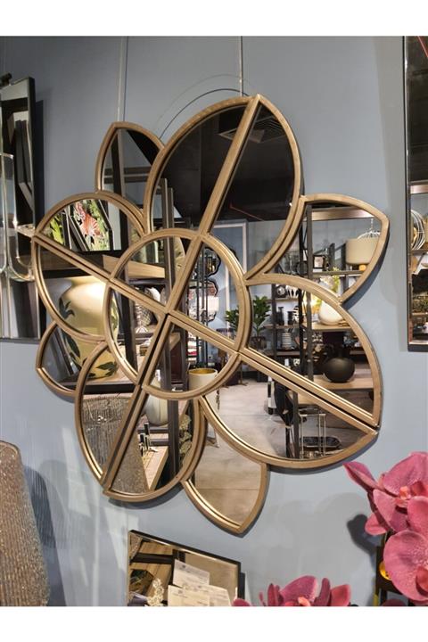 Mikasa Moor 4 Parça Gümüş Çiçek Ayna 80Cm