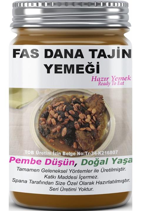 SPANA Fas Dana Tajin Yemeği Ev Yapımı Katkısız 330gr