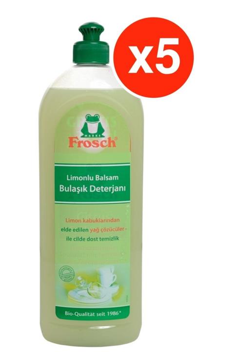 Frosch Limonlu Balsam Bulaşık Deterjanı 750 Ml X 5 Adet