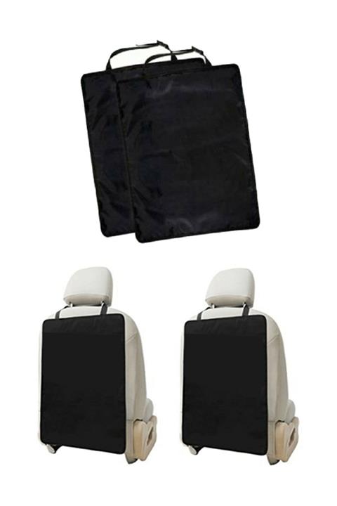 Vivyan Araba Koltuk Arkası Koruyucu 2 Li Kılıf - Siyah