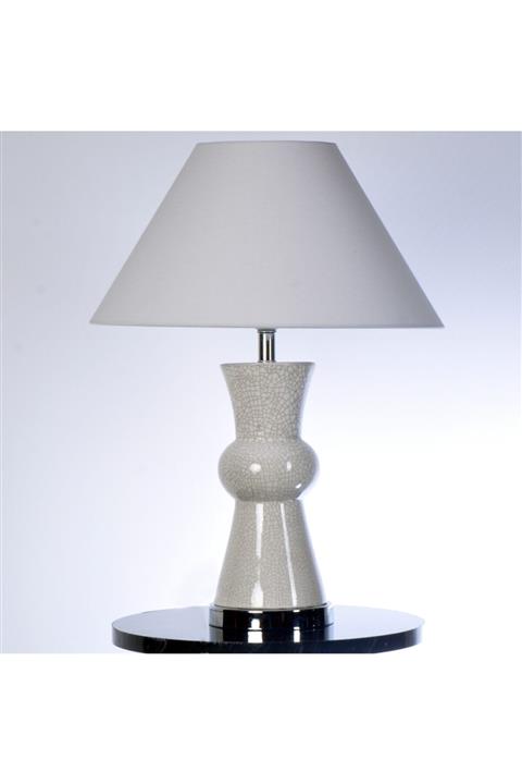 LUMİNLAND Crackle Seramik Abajur (handmade)