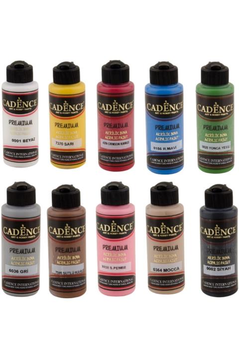 Cadence Akrilik Boya 120 Ml 10'lu Set