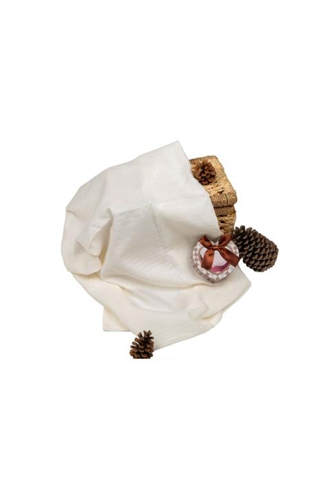 Sema Bebe Sema Baby Çok Amaçlı Müslin Örtü 100x80 Cm - Ekru 8682476853148