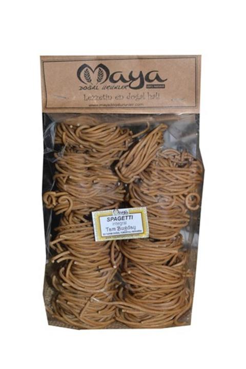 MAYA DOĞAL ÜRÜNLER Spagettı Integral Tam Buğday Kepekli Makarna 500 gr
