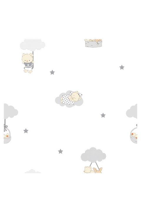 Milky Baby Ayıcık Desenli Çocuk Duvar Kağıdı (5 M²)  400-1
