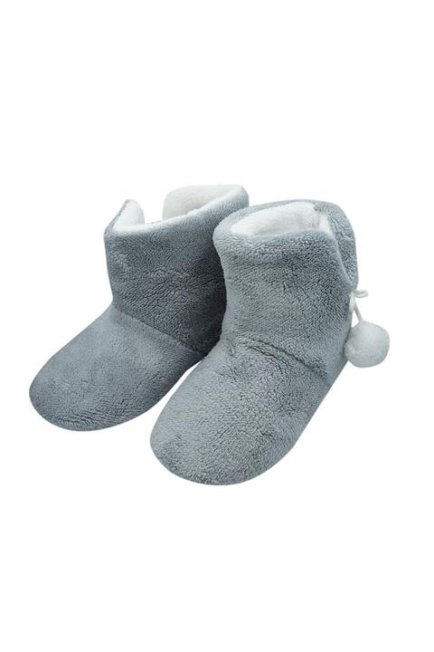 NZR GROUP Kadın Gri Kışlık Ev Botu