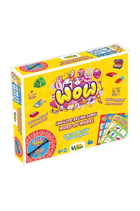 Yoko Toys Wow Ingilizce Kelime Çarkı Okul Gereçleri - Eğitici Ingilizce Öğretici Set