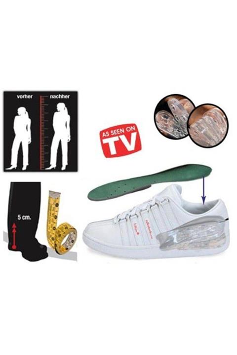 CMT 5cm Silikon Tabanlık Boy Yükseltici 10 Parça Silikon Taban