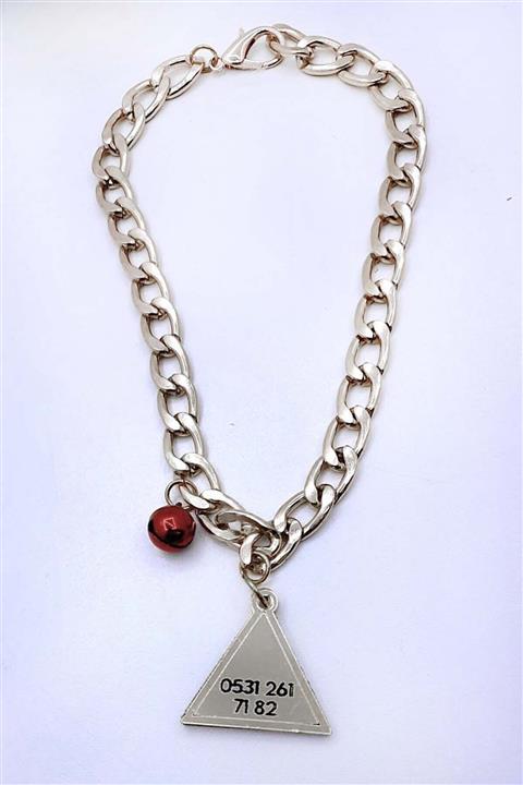 Aker Hediyelik Kaybolursam Annemi Ara Yazılı Kedi Isimliği