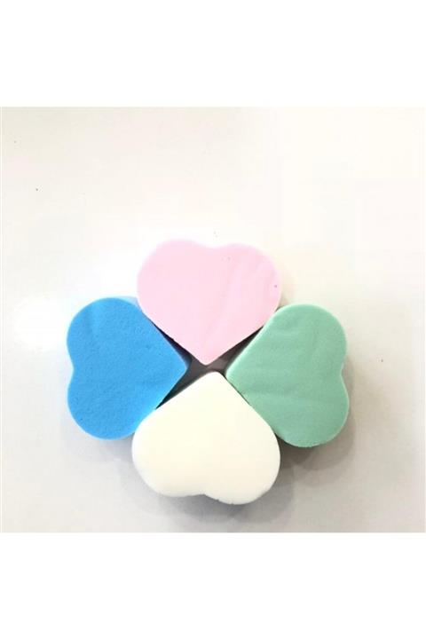 Lisinya 4 Lü Kalp Dilimi Makyaj Süngeri