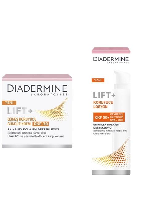 Diadermine Dıadermıne Lift+ Güneş Koruyucu Gündüz Kremi Gkf30 + Protection Koruyucu Losyon Gkf50 50+40ml