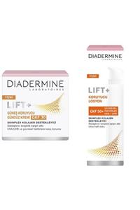 Diadermine Dıadermıne Lift+ Güneş Koruyucu Gündüz Kremi Gkf30 + Protection Koruyucu Losyon Gkf50 50+40ml