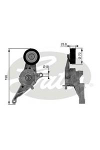 GATES Golf 5 2004 - 2009 1.9tdı Bxe Şarz Gergisi Komple Marka