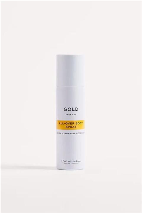 Zara Man Gold All-over Body Spray Edc 100 Ml (3,38 Fl. Oz).erkek Sprey
