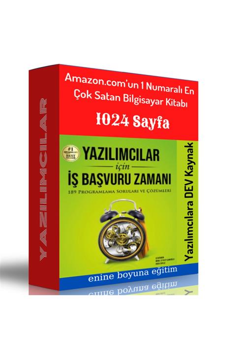 Enine Boyuna Eğitim Yazılımcılar Için Iş Başvuru Zamanı Süper Kitabı