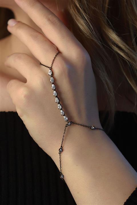 Necati Gün Siyah Rodyum Kaplama Su Yolu Gümüş Şahmeran